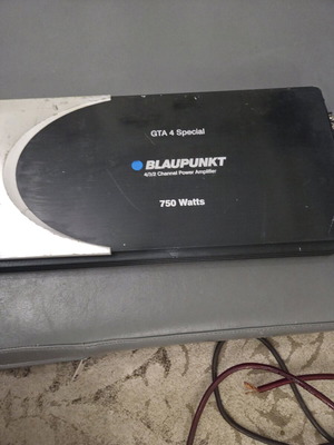Blaupunkt ενισχυτής αυτοκινήτου 750w με 4 κανάλια σαν καινούργιο