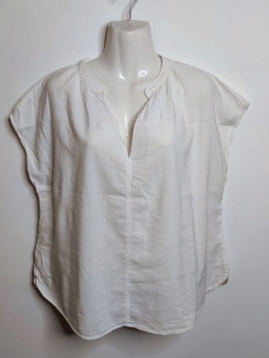 H&M white airy blouse, size L