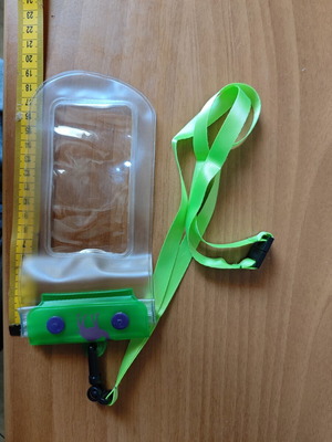 Camel Waterproof Phone Case with Neck Strap used