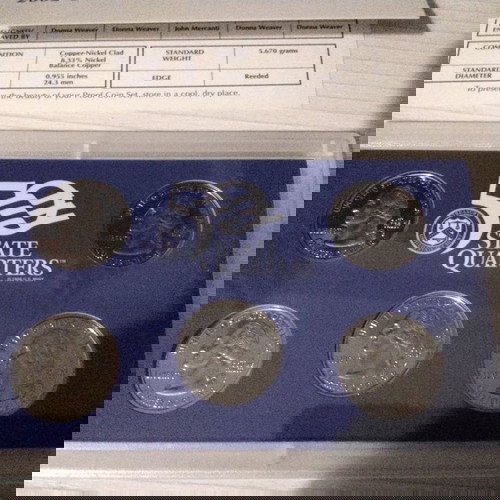 USA COIN PROOF SET 2002