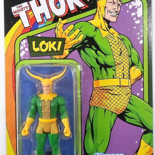 Marvel Legends Retro Collection The Mighty Thor Loki action figure new