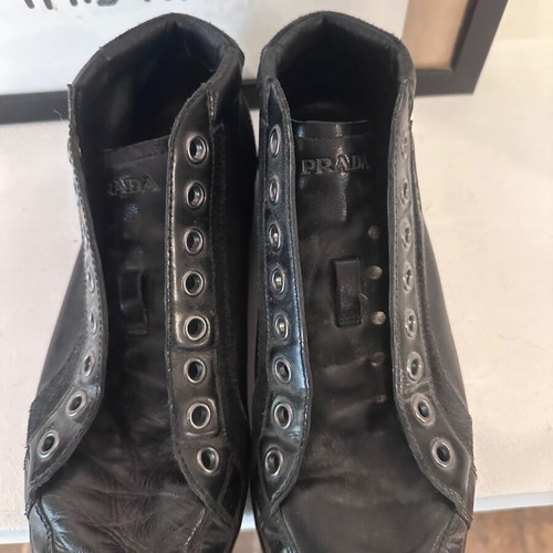 Prada boots used, model 2002, black, size 41.5