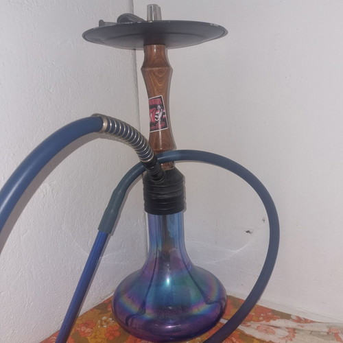 Nargile hookah used with clay bowl and flavor