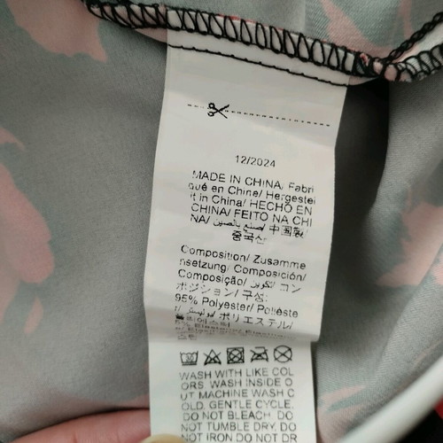 Maxi floral dress like new, size M, black and red