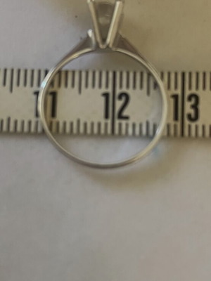 375 gold solitaire ring