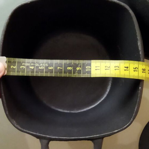 Cast iron fondue set like new