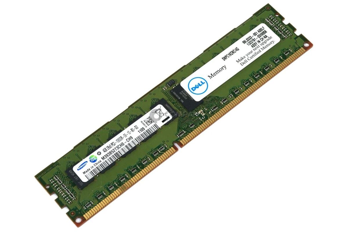 Samsung 4GB Pc3l-10600R DDR3-1333 Registered ECC 1RX4 CL9 240 Pin