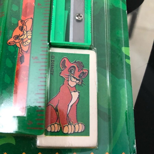 Lion King II Simba’s Pride school set like new, Disney vintage