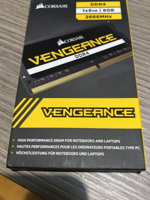 Corsair Vengeance DDR4 1x8GB 2666MHz for Laptop new