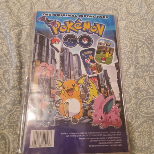 Pokemon metal tags album