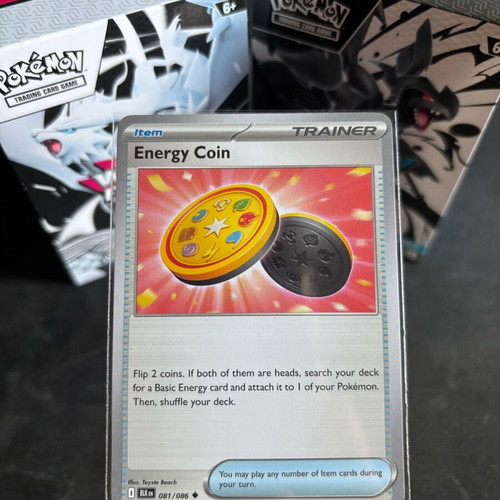 Energy Coin (BLK 081) Black Bolt new in sleeve