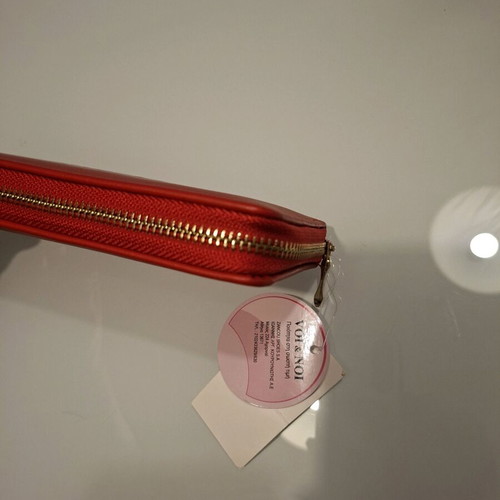 Voi Noi wallet new, red and gold faux leather