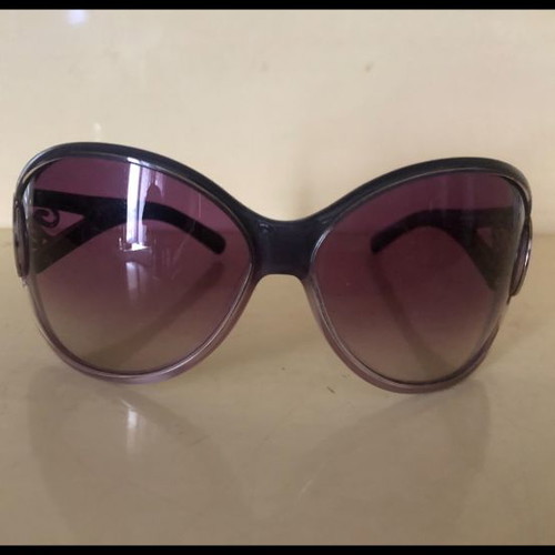 Blumarine mask sunglasses dark lilac color, like new