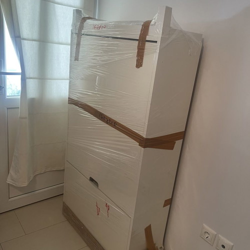 Ställ shoe rack with 3 compartments, 79x29x148 cm, Ikea