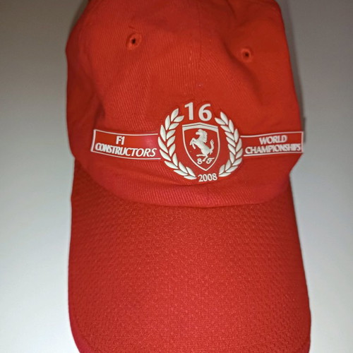Ferrari F1 Constructors World Championship 2008 collectible hat used