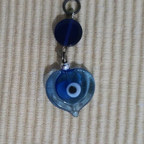 Blue Eye Amulet New With Heart Design