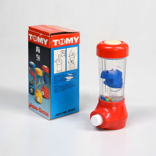 Tomy Aqua-Circus water toy used with hippopotamus and original box