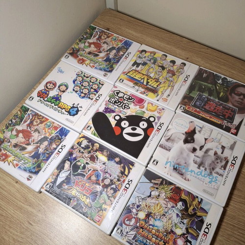 Nintendo 3DS комплект японски игри като нов, само на японски език