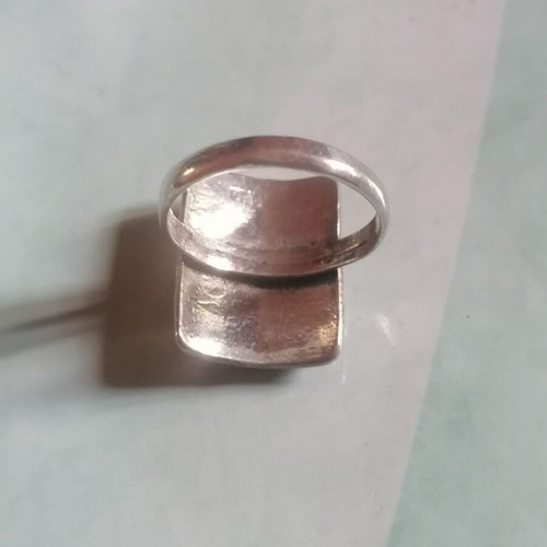 Silver 925 retro ring with spikes new no 55