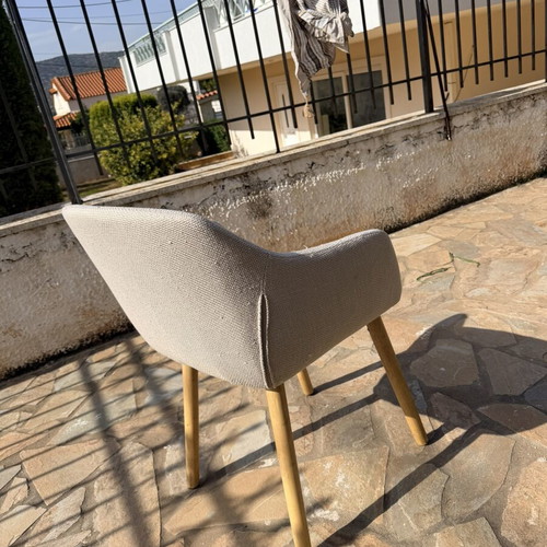 Armchair dining chairs set of 6 like new