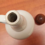Metaxa Ouzo Ceramic Decanter vintage 1980 with original stopper, like new
