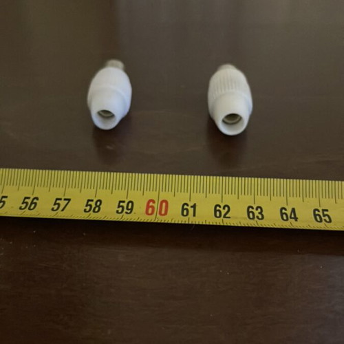 TV antenna male and female connectors like new