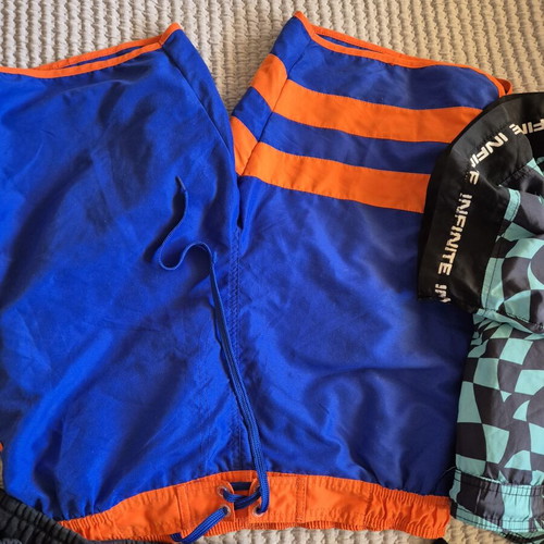 Adidas and McKenzie cotton summer shorts with 2 Berska swimsuits like new