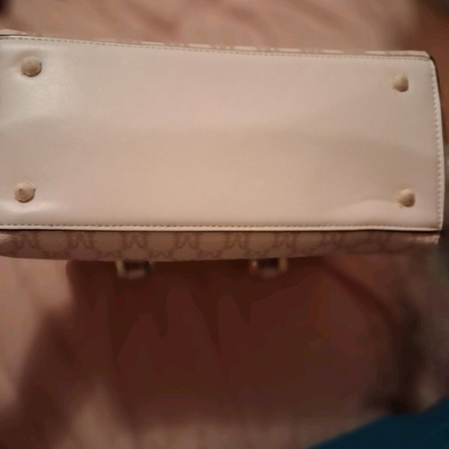 Handbag beige white like new, leatherette