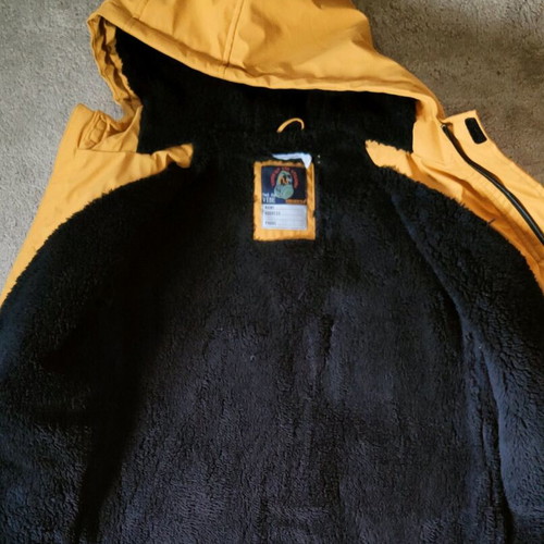 Orchestra kids jacket like new, waterproof, gold color, ages 9-11