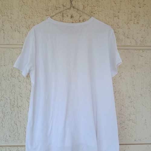 ZARA Λευκή Basic Μπλούζα Μέγεθος L Σαν Καινούργιο