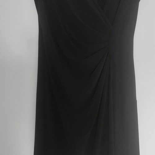 Draped black dress elastic, medium, like new