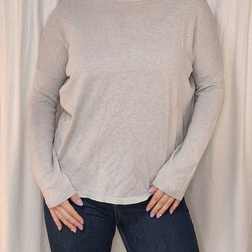 Beige Zara blouse thin like new, size M
