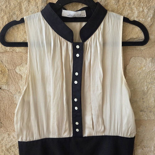 Compagnia Italiana Colorblock Sleeveless Midi Dress like new