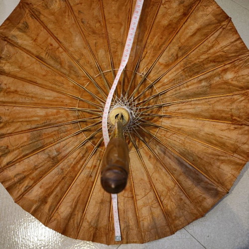 Classic handmade umbrella with oil paper like new