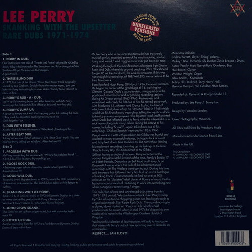 Lee Perry Skanking With The Upsetter Rare Dubs 1971-1974 vinyl used