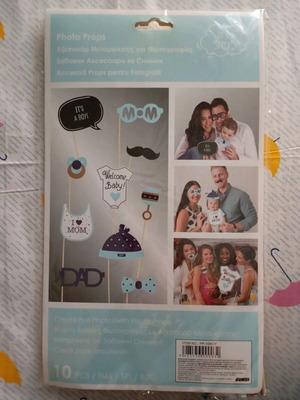 Photo accessories baby boy new, sealed package