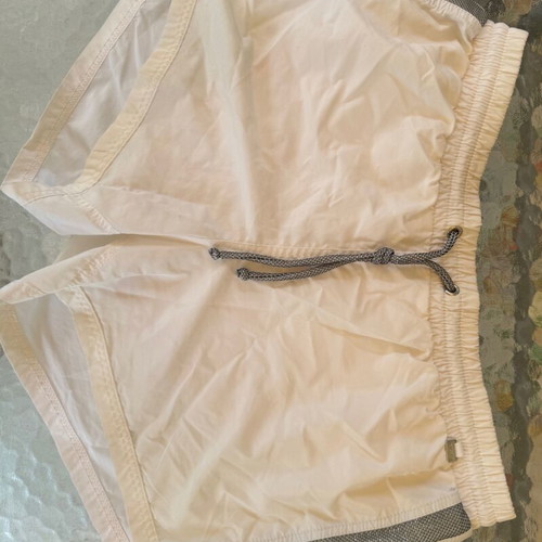 Med swim shorts size M, like new, white