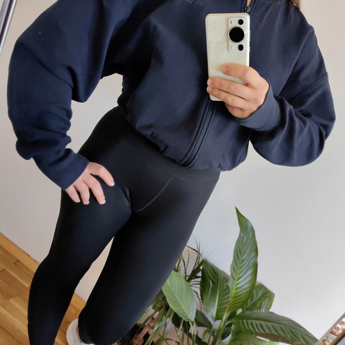 Nike black sports leggings, high waist, elastic fabric