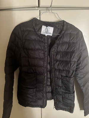 Quilted jacket black like new, size S