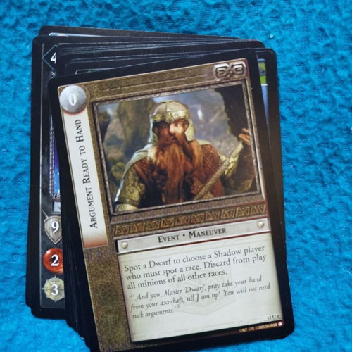 Κάρτες Lord of the Rings TCG σαν καινούργιες, πακέτο 11 τεμαχίων