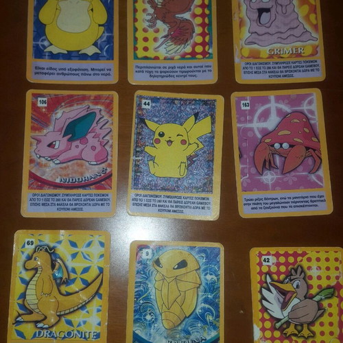 Pokémon cards like new, pack of 9 pieces