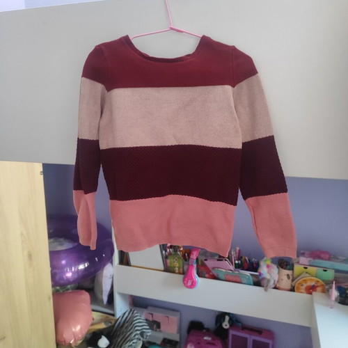 Lightweight sweater for girl 6 years old used, multicolor