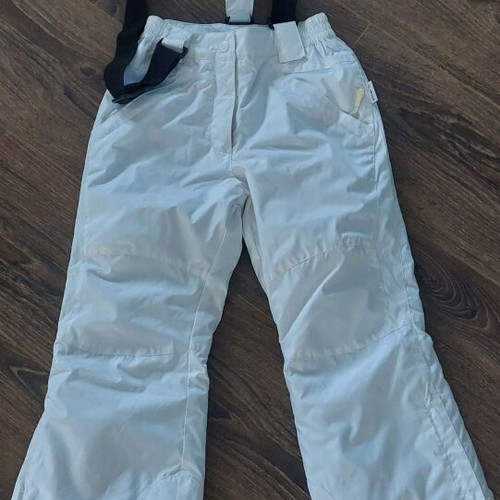 Etirel children's snow salopettes white like new, size 116