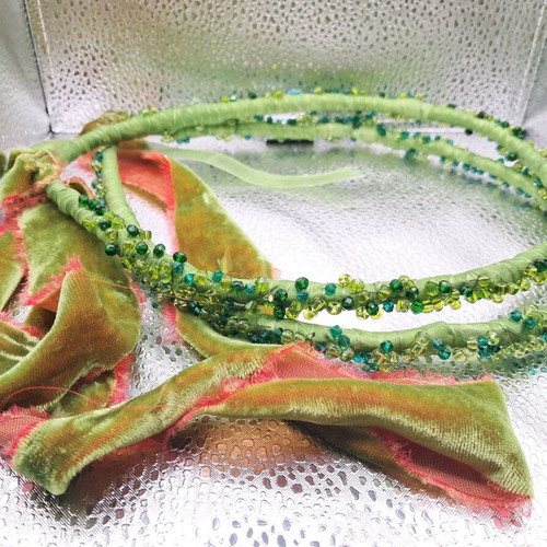 Wedding crowns green new, colorful, intricate and refined