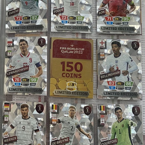 FIFA World Cup 2022 Panini Adrenalyn XL limited edition cards like new