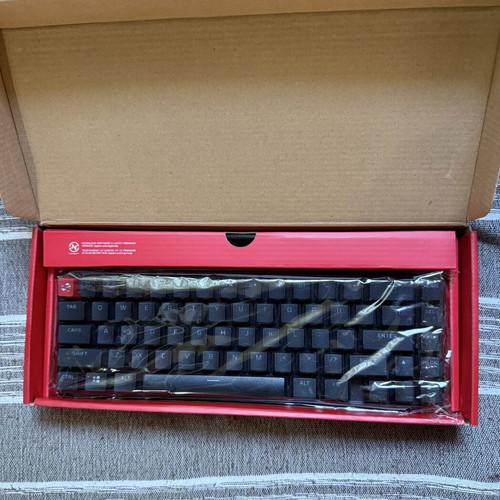 HyperX Alloy Origins 65 Gaming Mechanical Keyboard 65% with RGB Lighting English US like new