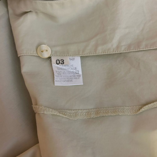 Robert Friedman Sophisticated Shirt M Beige cotton like new