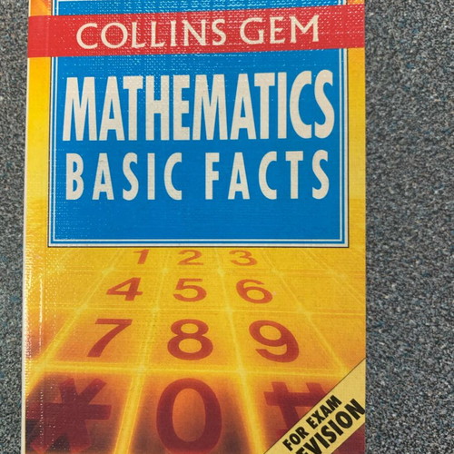 Collins Gem Basic Facts Mathematics book new, English