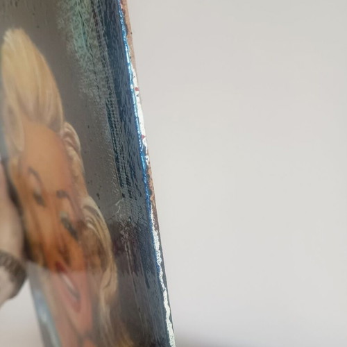 Marilyn Monroe painting new, oil on plywood