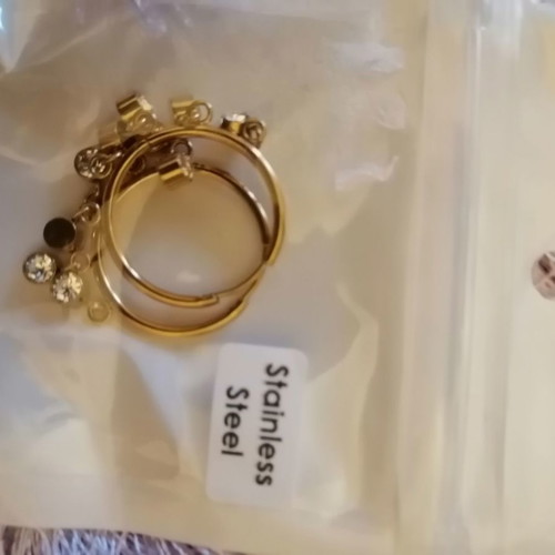 Small stainless steel earrings new